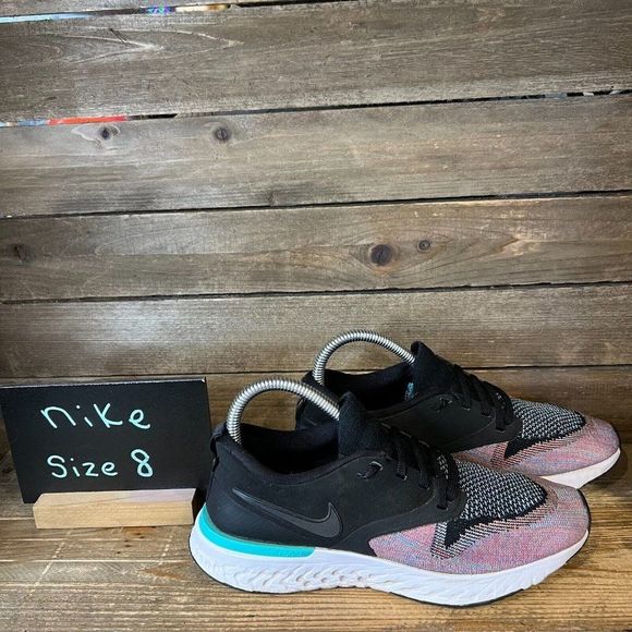 Womens Nike Odyssey React Flyknit 2 Ember Jade‎ Running Shoes Sneakers Size 8 M - Picture 1 of 6